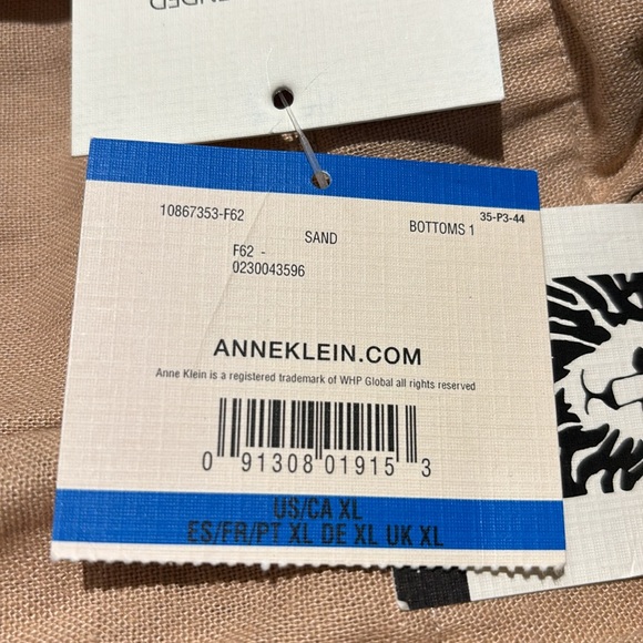 Anne Klein High-Rise Trouser - Picture 5 of 5